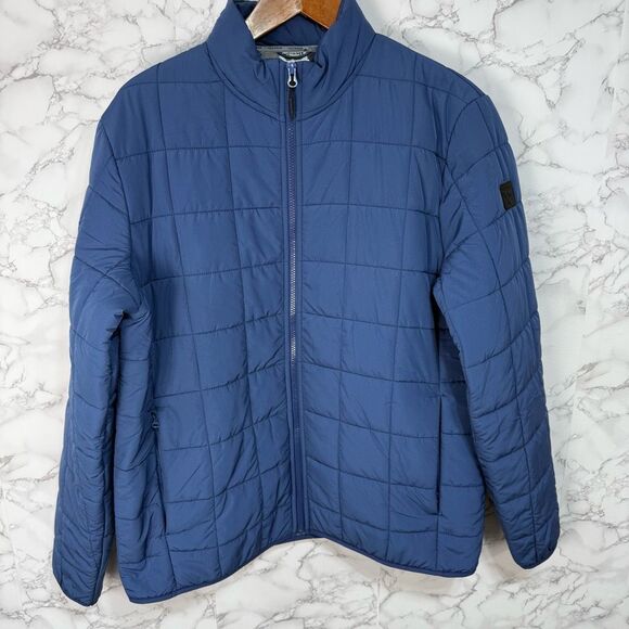 Voyager Men’s Jacket sz M Lightweight Puffer Blue NWOT - Picture 1 of 6